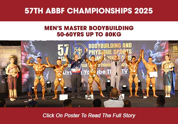 MEN'S MASTER BODYBUILDING 50-60YRS UP TO 80KG...